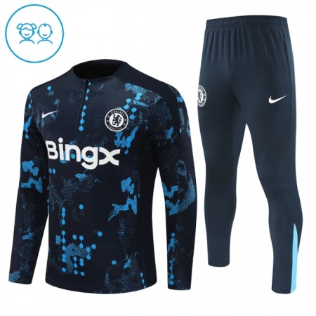 Chelsea Niño Sudadera De Entrenamiento 2024-25 Cuarto-Cremallera Armada Chelsea Niño Sudadera De Entrenamiento 2024-25 Cuarto-Cremallera Armada